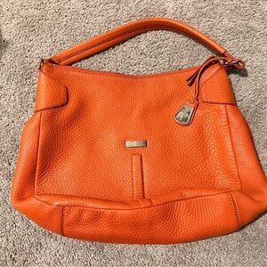 Orange Leather Cole Haan Bag